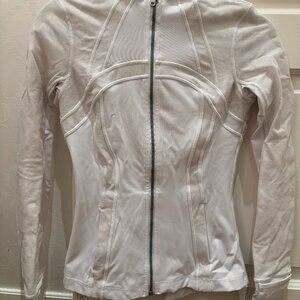 Lululemon define jacket white lace size 4